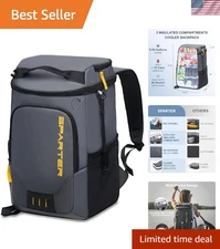 Insulated Backpack Cooler - Leak Proof 33 Can Capacity for Outdoor Adventures