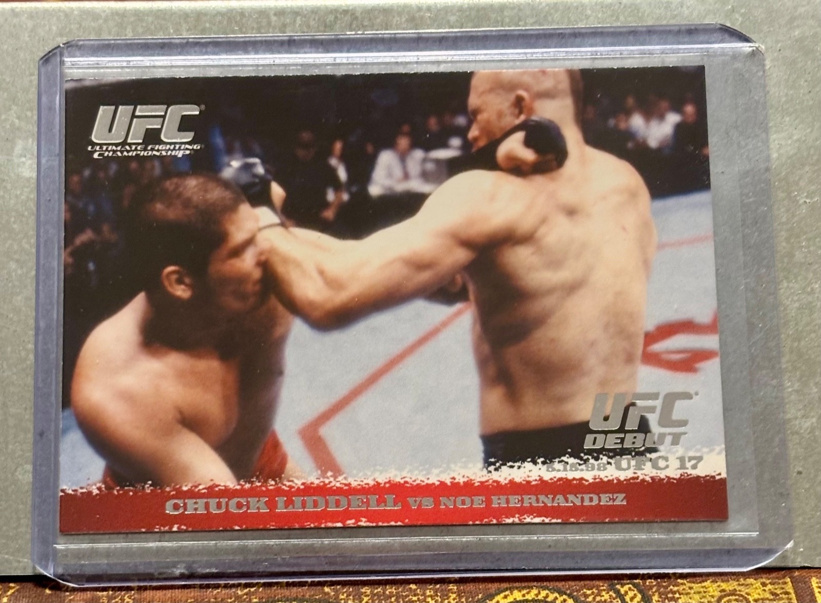2009 Topps UFC Round 1 #5 Chuck Liddell RC vs. Noe Hernandez