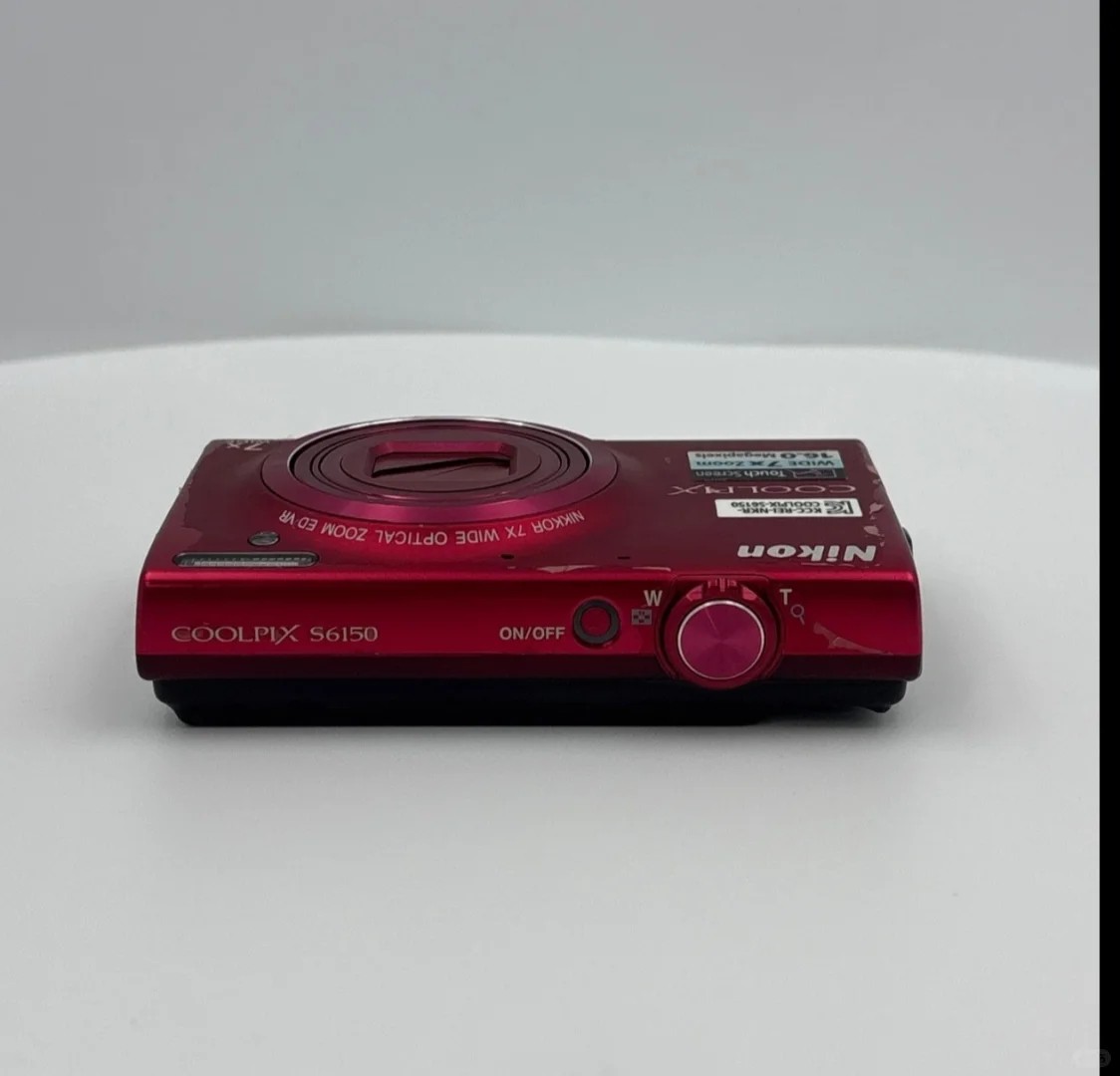 Excellent Nikon Coolpix S6500 Orange 16MP Compact Digital Camera