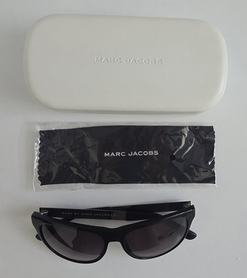 Marc Jacobs Sonnenbrille Schwarz, Etui / New