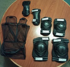 Rollerblade brand Knee Pads, Elbow Pads, Wrist Guards Black