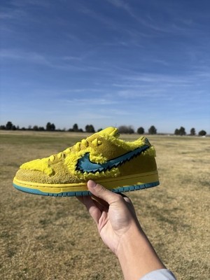 Nike Dunk Low SB x Grateful Dead Yellow Bear Size 8.5