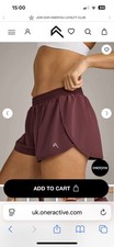 ONER ACTIVE AIRMOVE™ LINED SHORTS, Size M Velvet Mocha BNWT RRP £50