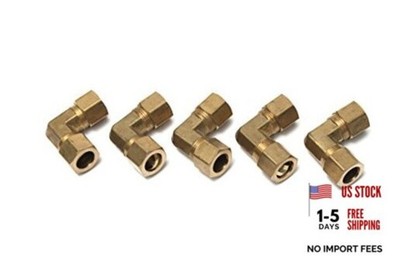 1/2-Inch OD 90 Degree Compression Union Elbow,Brass Compression 1/2'' OD 5