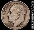 1950 Roosevelt Dime- Silver- Scarce Better Date No Reserve #J7598