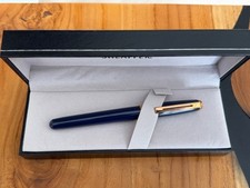 Sheaffer Prelude 9143 Cobalt Blue Laque Rose Trim Fountain Pen