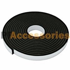 1 Roll 2/3" x 16 FT Double Sided Foam Tape Faced Attachment Adhesive Black 