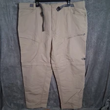 The North Face Paramount Trail Convertible Cargo Pants XXXL 3xl Beige Cream NWOT
