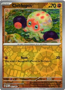 Clobbopus Reverse Holo SV: Paldean Fates 051/091 NM Common