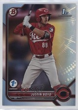 2022 Bowman Draft 1st Edition Sky Blue Foil Justin Boyd #BD-13 fm0