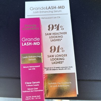 Grande Cosmetics GrandeLASH-MD Lash Enhancing Serum - 2ml Brand New In Box