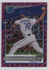 2020 Donruss Optic Rated Rookies Pink Velocity Prizm /199 Jonathan Hernandez n1u