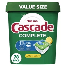 Cascade Complete Dishwasher Pods, Action Dishwasher Detergent, Dishwasher Tabs