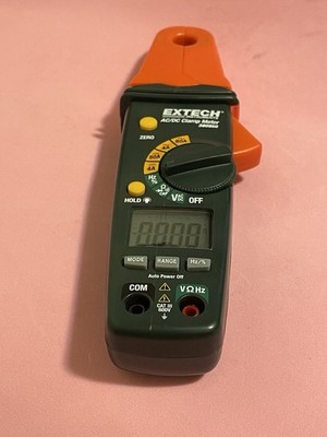 Extech 380950 AC/DC Mini Clamp Meter: 80A, 600V (AC/DC) / NO ACCESSORIES.