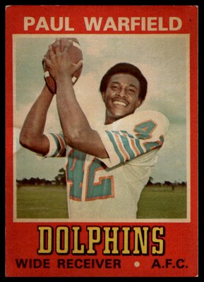 1974 Town Talk Bread #26 Paul Warfield