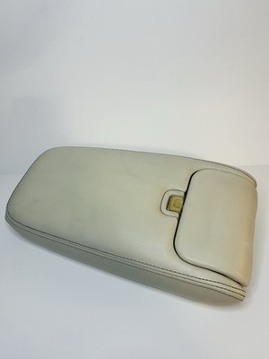 1998-03 Jaguar XJ8 X308 Front Center Console Lid Armrest w/ Cup Holder Biege OEM