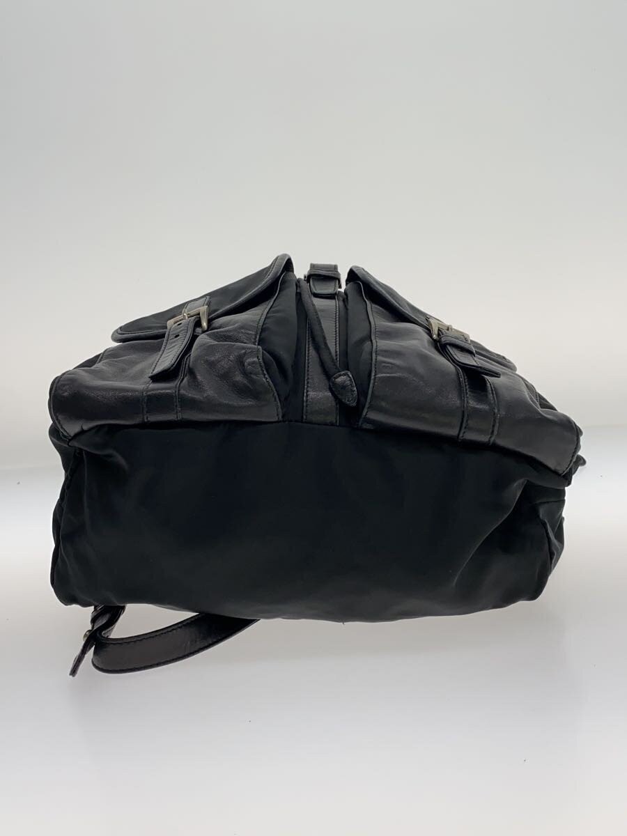 PRADA Backpack Nylon BLK Solid B6741 From Japan - image 4