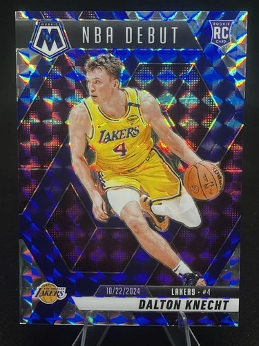2024-25 Panini Mosaic NBA Debut Dalton Knecht Rookie Blue Prizm /45 (RC) No. 264