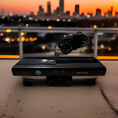 Microsoft Xbox 360 Kinect Motion Sensor Camera Wired Black Glossy