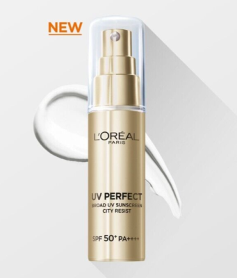 L'oreal Paris UV Perfect Broad UV Sunscreen City Resist SPF50+