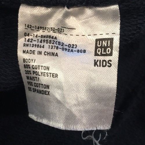 UNIQLO Girls Sz L Navy Blue Pull On Athletic Sweatshorts - Picture 4 of 7