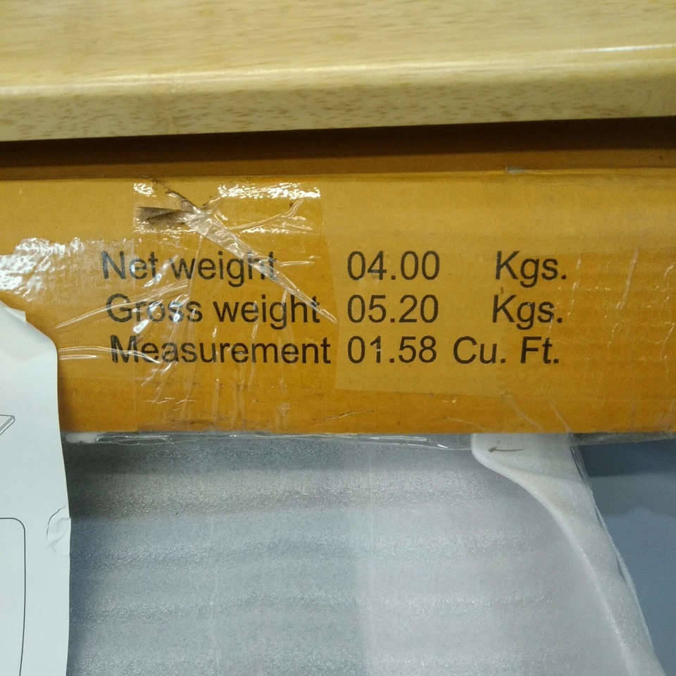 Home Style 20 09001 101C Madera Maciza Superior Carro de Repuesto Tapa Madera Foto 4 de 4