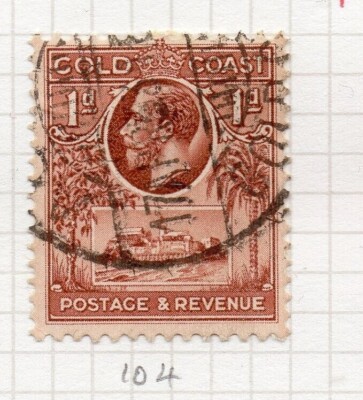 Gold Coast 1921 GV Early Issue Fine Used 1d. NW-203332
