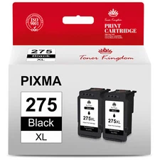 2x Black PG-275XL Ink Cartridge compatible for Canon PIXMA TS3500 TS3520 TR4700