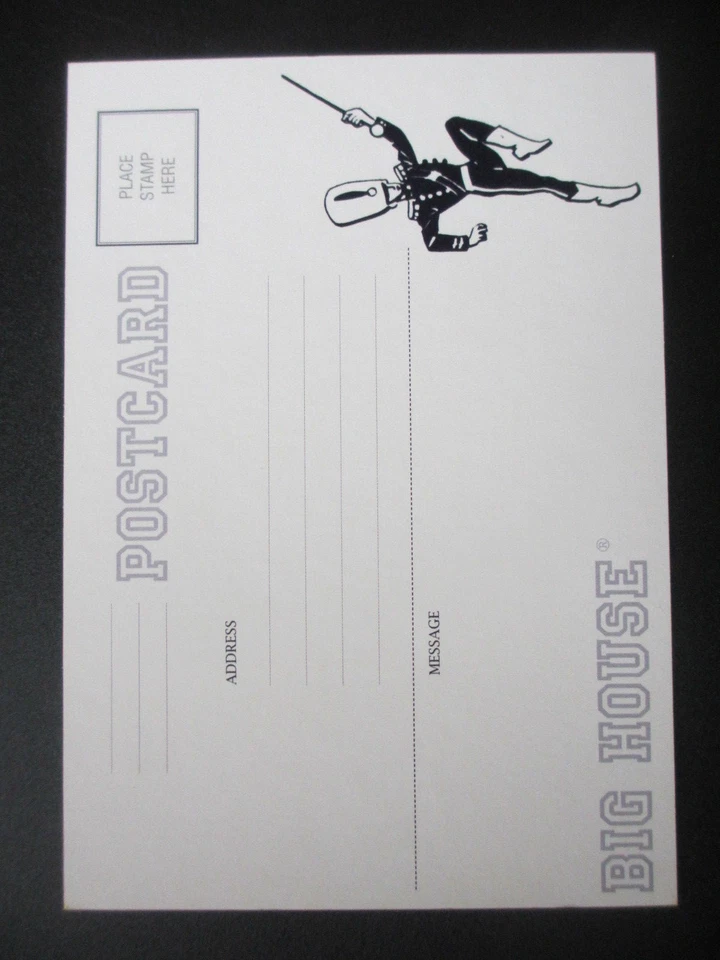 Cartão postal 1951 Rose Bowl Michigan vs California Program reprodução oficial - Imagem 2 de 2