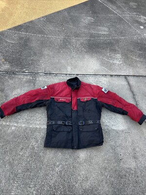 Vtg Honda Rider Collection Riding Jacket w/Liner Goldwing Street Bike ...