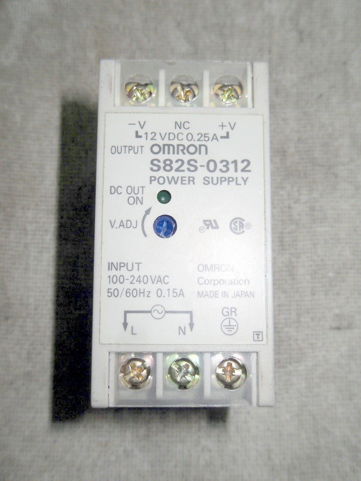 Omron S82S-0312 Power Supply
