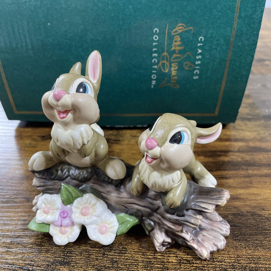 生産終了・希少　WDCC バンビ　Bambi Purty Flower ディズニーフィギュア専門店 ディズニーコレクション