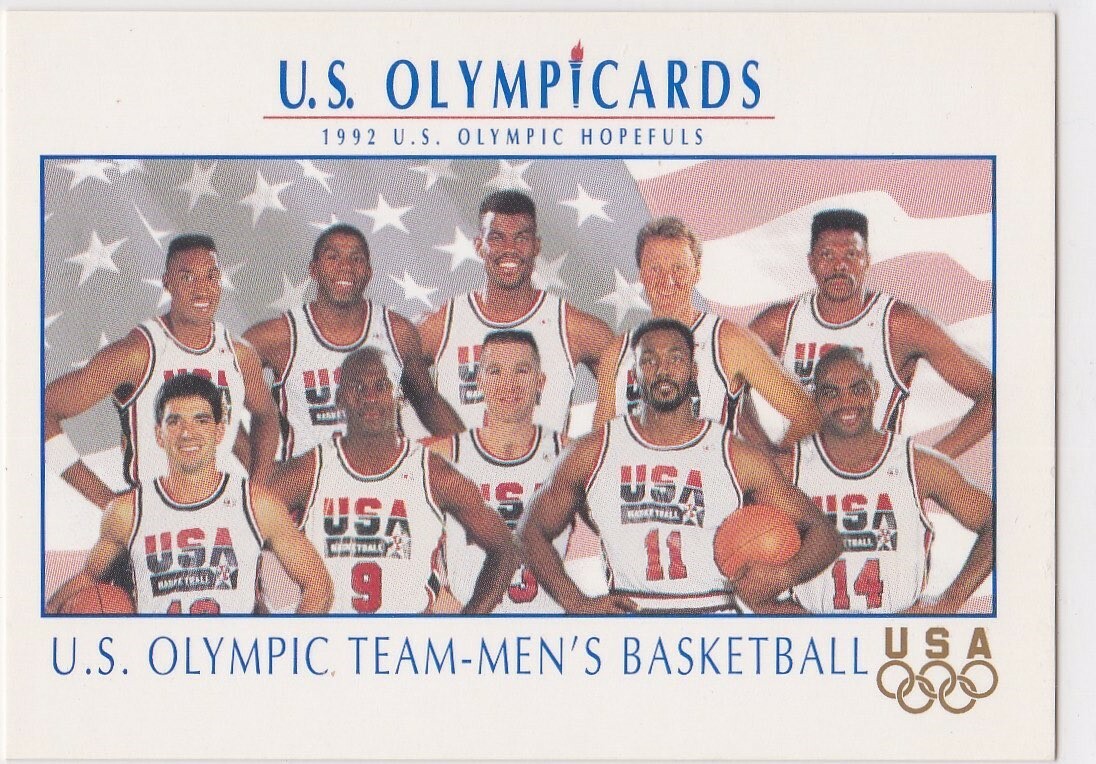 DREAM TEAM 1992 Barcelona Olympics Basketball Card MICHAEL JORDAN