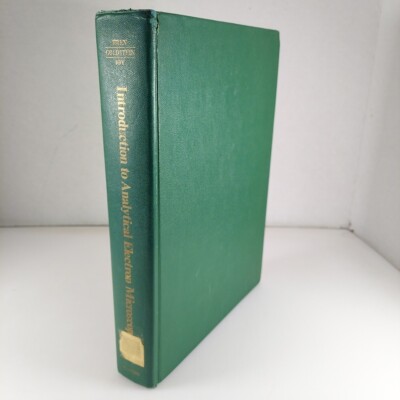 Introduction to Analytical Electron Microscopy Hren, Goldstein, Joy 1979 HC