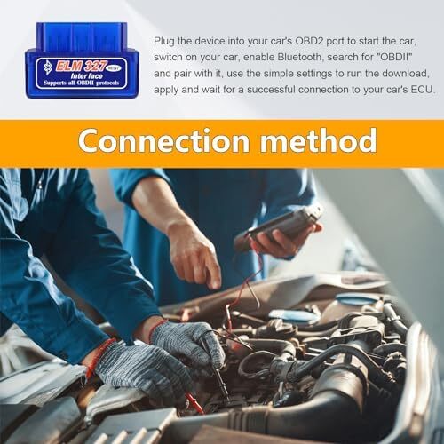 ELM327 OBDⅡ Car Auto Diagnostic Scanner, Professional Automotive Bluetooth Sca - Picture 5 of 6