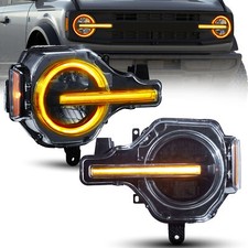 VLAND Scheinwerfer Full LED For 2020-2023 Ford Bronco W/DRL Scheinwerfer Signal