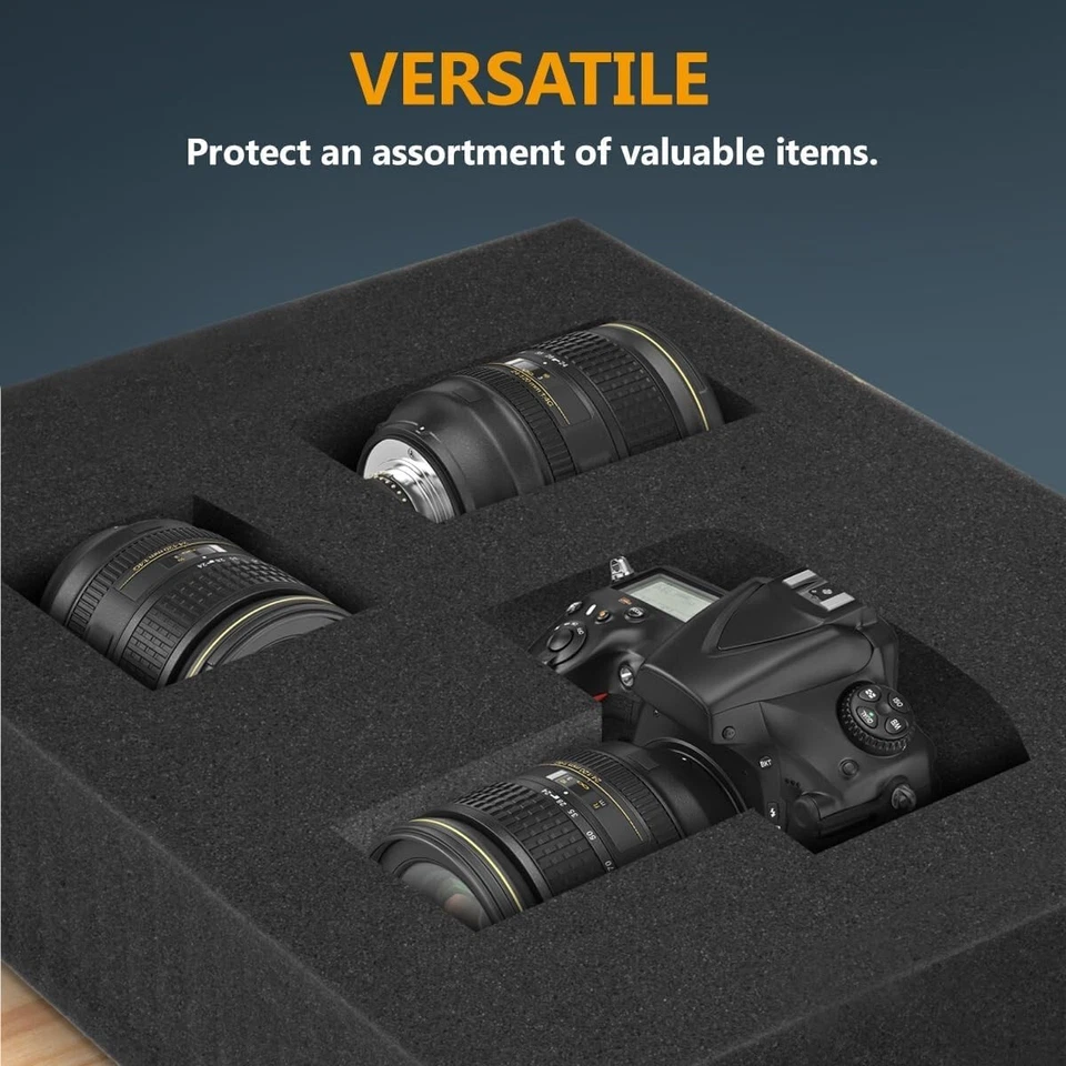 POWERTEC Pre-Cut Foam Insert ?V 100% Customizable Inlay Material, 2PK - Image 4 of 4