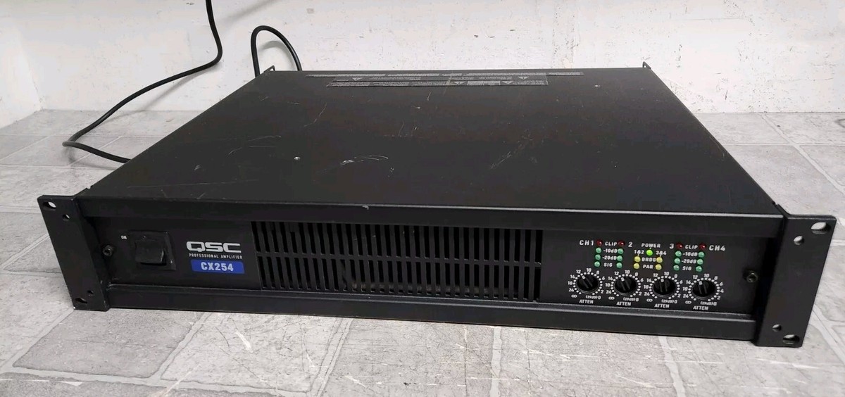 PARTS/REPAIR QSC CX-254 Professional Power Amplifier 4 Channel | eBay