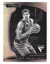 2022-23 Panini Flux - Titan #76 Dirk Nowitzki Silver Prizm SP Dallas Mavericks