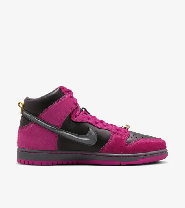 ナイキダンクSB Run The Jewels Nike SB Dunk High Active Pink Black Fuchsia (Men's