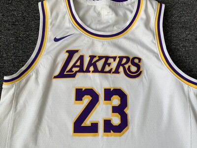 lakers lebron jersey white