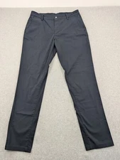 Birddogs Pants Mens 34x32 (Meas 33x31) Blue Chino Stretch Broomstick Bird Dogs