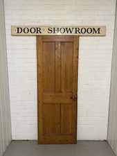 Reclaimed Vintage Old Victorian Pine Internal 4 panel Door 1905 x 705mm