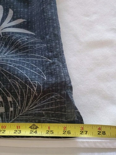 Jamaica Jaxx Hawaiian Black/Gray Button Up Shirt Men's Large XXL Silk - Picture 9 of 14