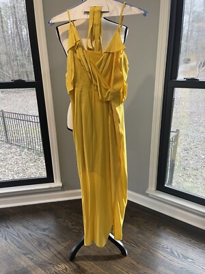 yellow bardot maxi dress Adoni Off Shoulder Maxi Dress In Canary Yellow