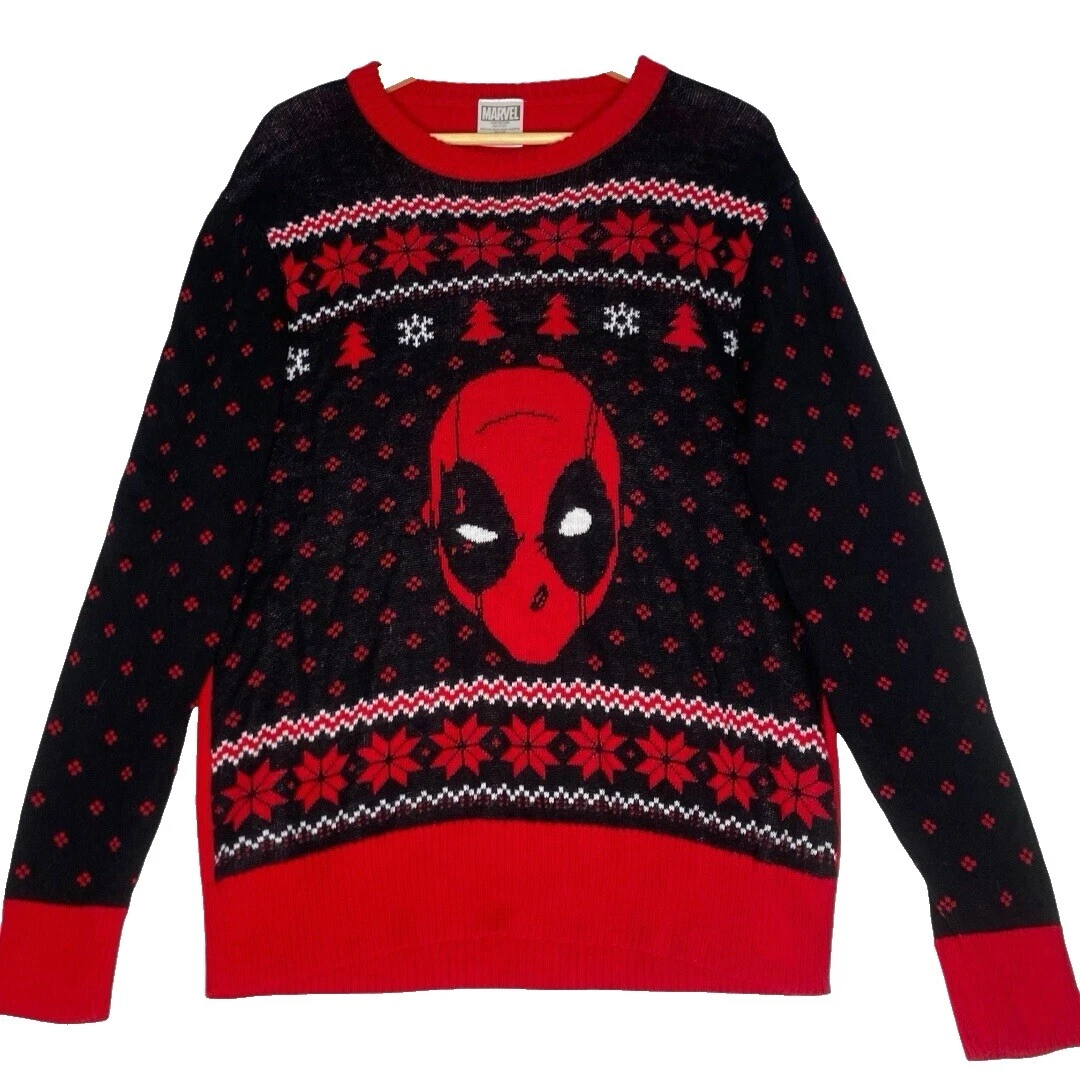 Marvel Christmas Cotton Sweaters for Men