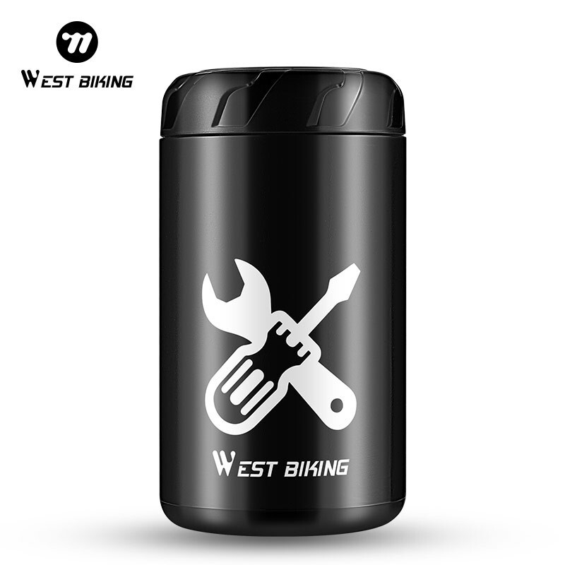 WEST BIKING Portable Bike Tool Storage Capsule Box Bottle Ho