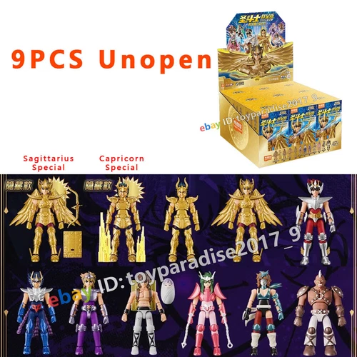Blokees Saint Seiya 4" Action Figure Cloth Model Kit Toy Blind Box Gift Set