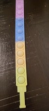 HOLIDAY SPECIAL- FIVE Fidget Push Pop Up Bracelet Bubble
