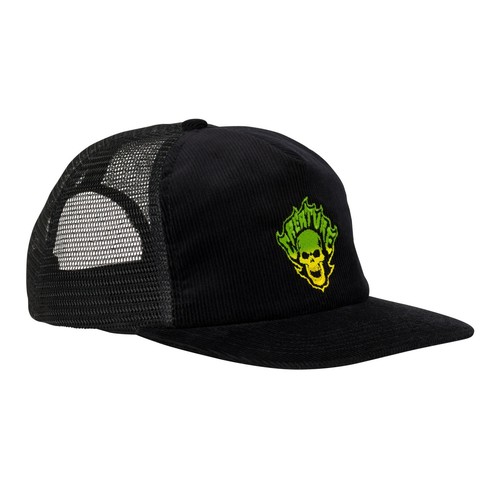 Creature Bonehead Flame Mesh Mid Profile Trucker Hat - Picture 3 of 18